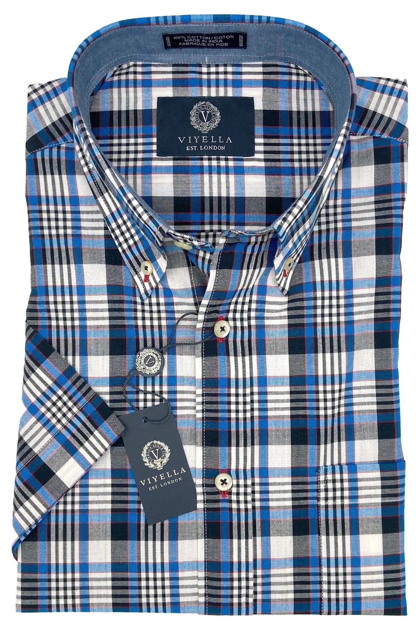 Blue Sea Plaid Madras Shirts: Ride the Wave of Style