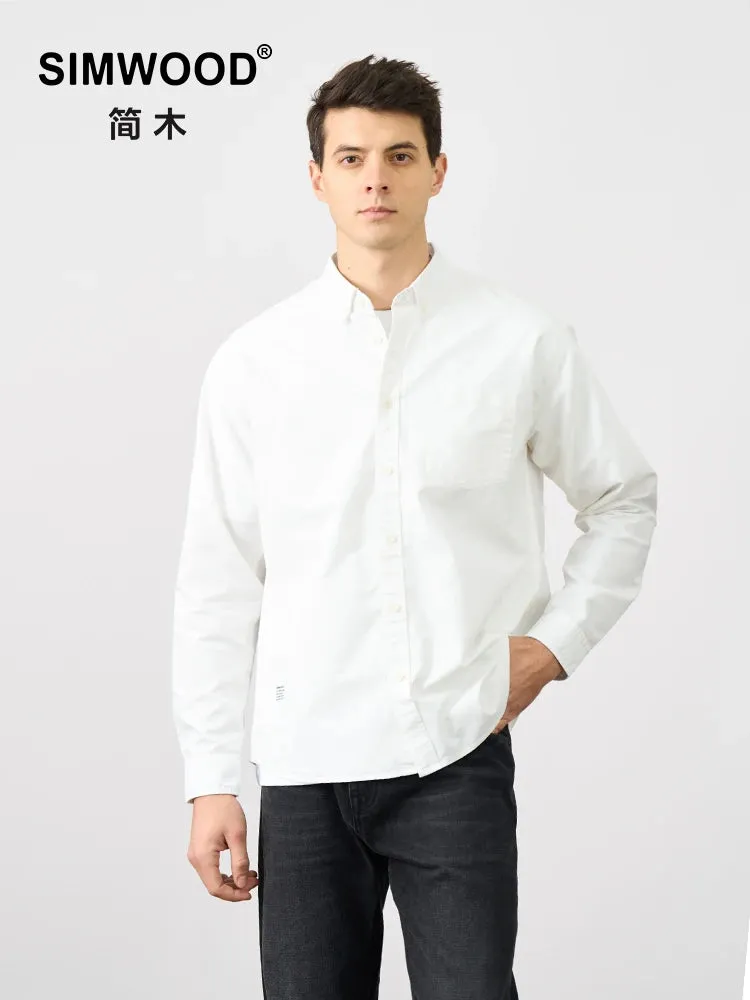 Casual Oxford Shirts Men Oversize with High Quality