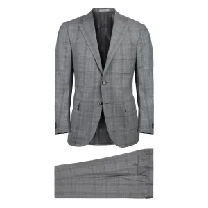 CORNELIANI Twill Leader Suit MID GREY