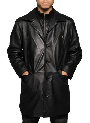 Gully Klassics Leather Pea Coat