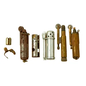 Original U.S. WWII Trench Lighter Collection - 4 Lighters