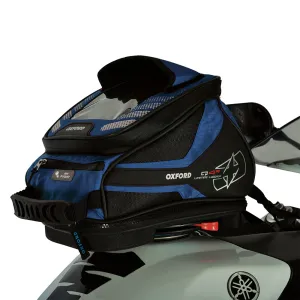 Oxford Q4R Tank Bag Blue Motorcycle Luggage