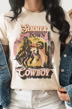 Simmer Down Cowboy Graphic Tee