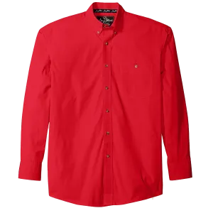 Wrangler George Strait Red Solid Shirt